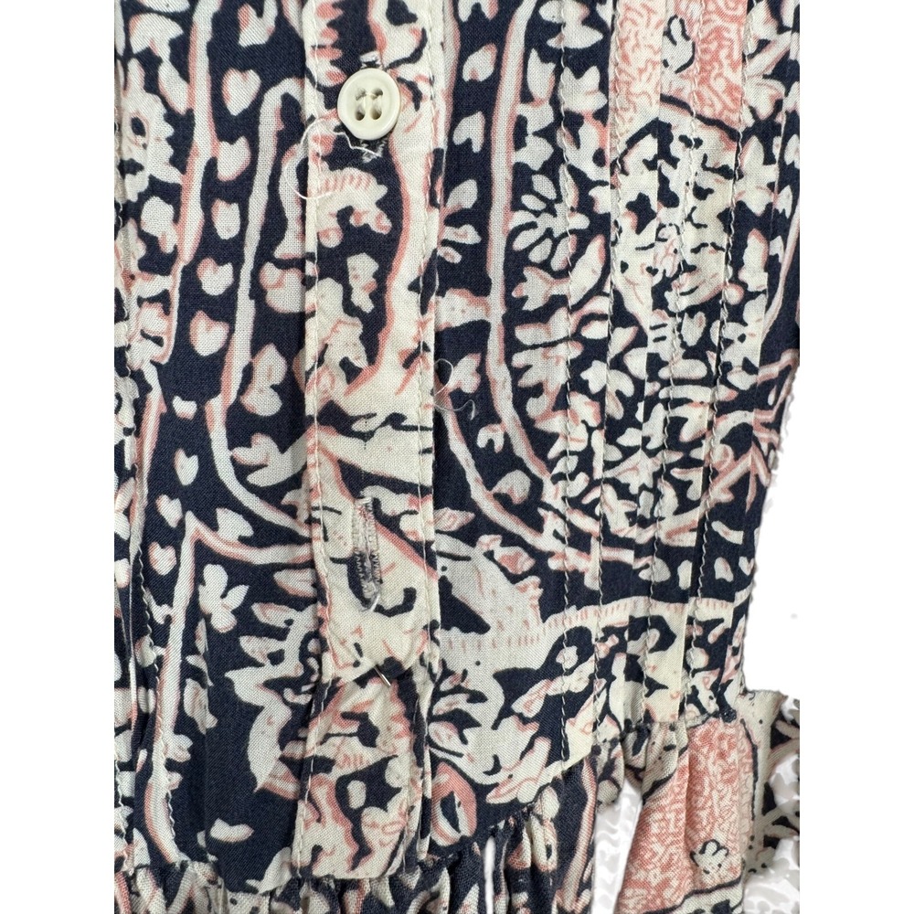 Anthropologie Tiny Women's Caviana Paisley Long Sleeve Drop Waist Dress M READ - Picture 5 of 9